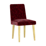 チェア 椅子 イス | Joneチェア カバーリングタイプ ナチュラル脚 モケットミカエル柄