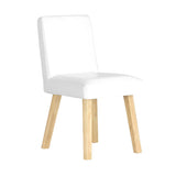 椅子 1人掛け | Joneチェア 角脚 カバーリングタイプ ナチュラル脚 合皮