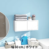 ウォールシェルフ 扉付き | WallBox7-DX E 単品S 木目