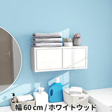 ウォールシェルフ 扉付き | WallBox7-DX E 単品S 木目