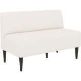 ソファ おしゃれ ダイニング | LDスリム 2P-アームレス/脚DBR ソフィア生地