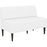 ショップ キッチン チェア | LDスリム 2P-アームレス/脚DBR 合皮生地