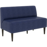 ショップ キッチン チェア | LDスリム 2P-アームレス/脚DBR 合皮生地