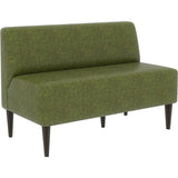 ショップ キッチン チェア | LDスリム 2P-アームレス/脚DBR 合皮生地