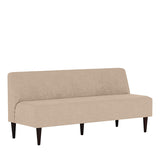 書斎 ソファ おしゃれ書斎 ソファ書斎 ソファ | LDスリム 3P-アームレス/脚DBR ホリデー生地