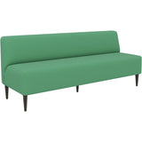 ベンチ 食卓椅子 スリム | LDスリム 3PL-アームレス/脚DBR ソフィア生地