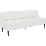 ベンチ 食卓椅子 スリム | LDスリム 3PL-アームレス/脚DBR ソフィア生地