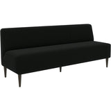 ベンチ 食卓椅子 スリム | LDスリム 3PL-アームレス/脚DBR ソフィア生地