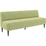 ベンチ 食卓椅子 スリム | LDスリム 3PL-アームレス/脚DBR ソフィア生地