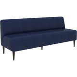 ショップ モダン ベンチチェア | LDスリム 3PL-アームレス/脚DBR 合皮生地