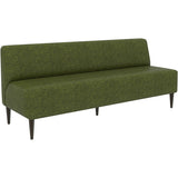 ショップ モダン ベンチチェア | LDスリム 3PL-アームレス/脚DBR 合皮生地