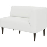 オフィス 読書 コワーキングスペース | LDスリム 2P-L/脚DBR ソフィア生地