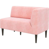 オフィス 読書 コワーキングスペース | LDスリム 2P-L/脚DBR ソフィア生地