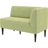 オフィス 読書 コワーキングスペース | LDスリム 2P-L/脚DBR ソフィア生地