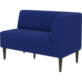 オフィス 読書 コワーキングスペース | LDスリム 2P-L/脚DBR ソフィア生地