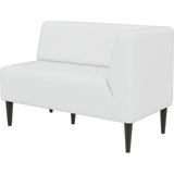 ロビーチェア ロビー ラウンジ | LDスリム 2P-L/脚DBR 合皮生地