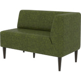 ロビーチェア ロビー ラウンジ | LDスリム 2P-L/脚DBR 合皮生地