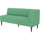 食卓椅子 ラウンジチェア ダイニングソファ | LDスリム 3P-L/脚DBR ソフィア生地