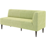 食卓椅子 ラウンジチェア ダイニングソファ | LDスリム 3P-L/脚DBR ソフィア生地