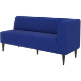 食卓椅子 ラウンジチェア ダイニングソファ | LDスリム 3P-L/脚DBR ソフィア生地