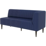 ミーティング スリム 待合室 | LDスリム 3P-L/脚DBR 合皮生地