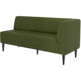 ミーティング スリム 待合室 | LDスリム 3P-L/脚DBR 合皮生地