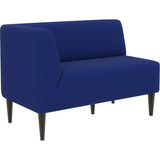 ダイニングソファー ベンチ 北欧 | LDスリム 2P-R/脚DBR ソフィア生地