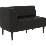 木 インテリア 家具 | LDスリム 2P-R/脚DBR 合皮生地