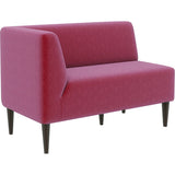 ラウンジチェア ロビー ラウンジ | LDスリム 2P-R/脚DBR モケット生地