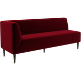イス インテリア 家具 | LDスリム 3PL-R/脚DBR モケット生地
