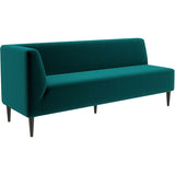 イス インテリア 家具 | LDスリム 3PL-R/脚DBR モケット生地