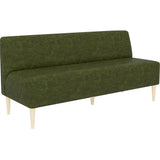 食卓椅子 ロビーチェア ロビー | LDスリム 3P-アームレス/脚NA 合皮生地