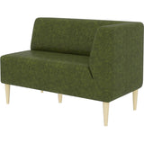 カフェチェア 木 コンパクト | LDスリム 2P-L/脚NA 合皮生地