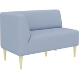 リビング ダイニングチェア | LDスリム 2P-R/脚NA デニム生地