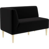 ショップ ダイニングソファー 読書 | LDスリム 2P-R/脚NA モケット生地