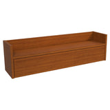 壁掛けシェルフ ペーパーボックス ケーブルボックス | ペーパー配線BOX トリプル 木目