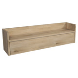 壁掛けシェルフ ペーパーボックス ケーブルボックス | ペーパー配線BOX トリプル 木目