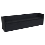 壁掛けシェルフ ペーパーボックス ケーブルボックス | ペーパー配線BOX トリプル 木目