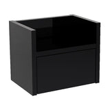 壁掛けシェルフ 配線ボックス ペーパー収納 | ペーパー配線BOX シングル black
