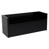 ウォールシェルフ ペーパーボックス 配線ボックス | ペーパー配線BOX ダブル black