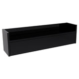 ウォールシェルフ ペーパー収納 ケーブルボックス | ペーパー配線BOX トリプル black