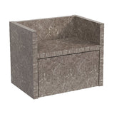 ケーブルボックス | ペーパー配線BOX シングル graystone