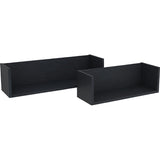 ウォールシェルフ コの字 セットウォールシェルフ コの字ウォールシェルフ コの字 | WallBox7 C 木目 【SET】