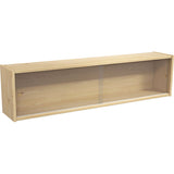 壁掛けラック 吊戸棚 | 能登ヒバ WallBox7 B-1200 Glass