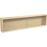 ウォールシェルフ ウォールボックス | 能登ヒバ WallBox7 E-1200 Glass