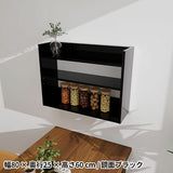 ウォールシェルフ 飾り棚 | Mirai ウォールラックL 802560 black
