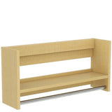 ハンガーラック 壁掛けハンガーラック | Mirai ウォールハンガーラック 802038木目