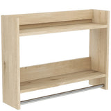 ハンガーラック 壁掛けハンガーラック | Mirai ウォールハンガーラック 802560木目