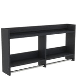 壁掛けラック ウォールハンガーラック | Mirai ウォールハンガーラック 1202560木目