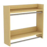 ハンガーラック 壁掛けハンガーラック | Mirai ウォールハンガーラック 802570木目